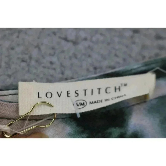 Love Stitch Long Maxi Olive Dress Adair-Pockets-S/M-New w/Tags-Tye Dye - Picture 7 of 11